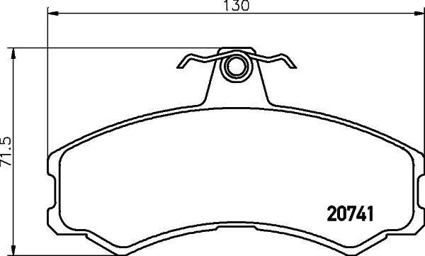 Klocki hamulcowe HELLA 8DB 355 013-441