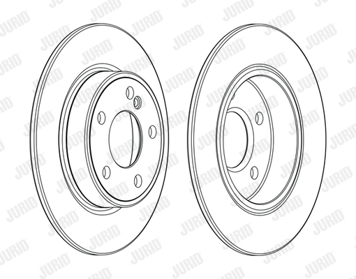 Tarcza hamulcowa JURID 562995JC