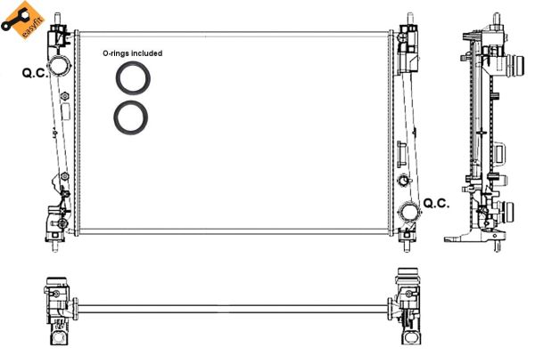 Chłodnica NRF 53017