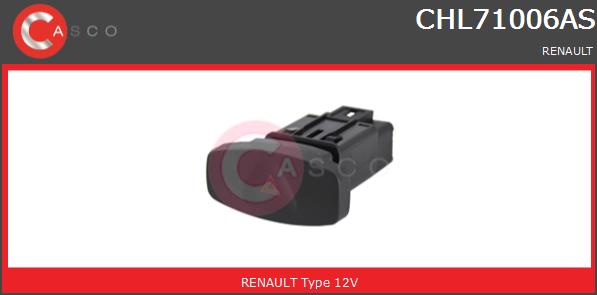Włącznik świateł awaryjnych CASCO CHL71006AS