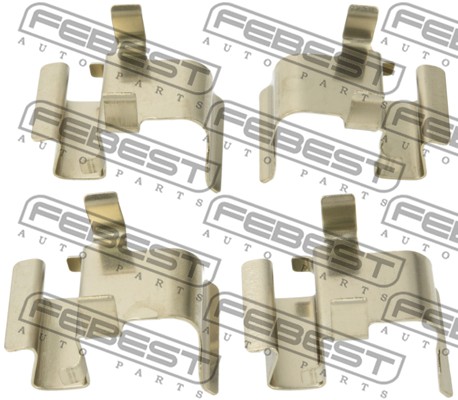 Zestaw akcesoriów montażowych  klocków hamulcowych FEBEST 0403-CYR