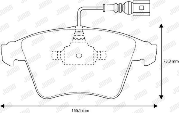 Klocki hamulcowe JURID 573160J