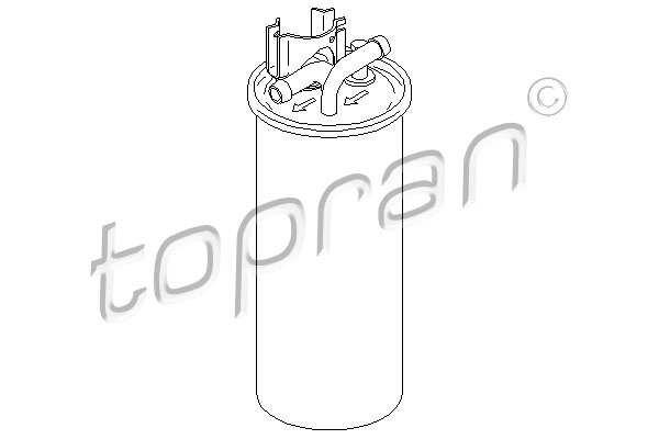 Filtr paliwa TOPRAN 110 935