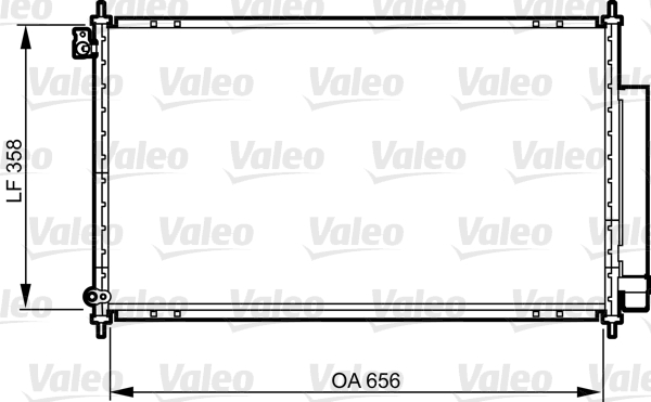 Skraplacz klimatyzacji VALEO 814159