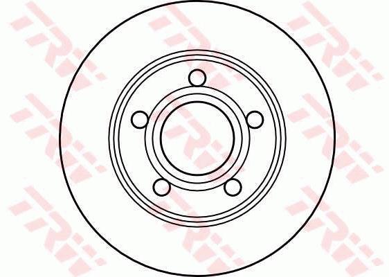Tarcza hamulcowa TRW DF4039