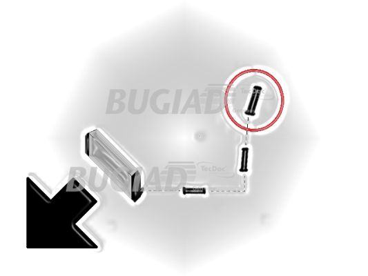 Przewód powietrza doładowującego BUGIAD 86616