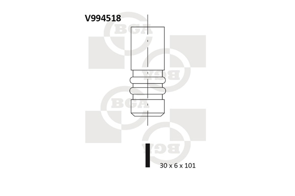 Zawór wydechowy BGA V994518