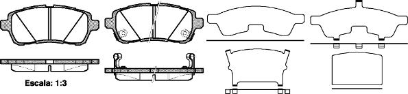 Klocki hamulcowe REMSA 1281.02