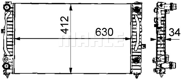 Chłodnica MAHLE CR 132 000S