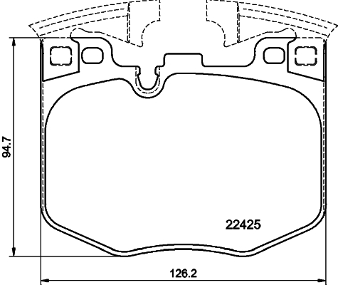 Klocki hamulcowe HELLA 8DB 355 025-951