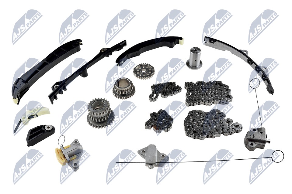 Zestaw łańcucha rozrządu NTY RZR-CH-005