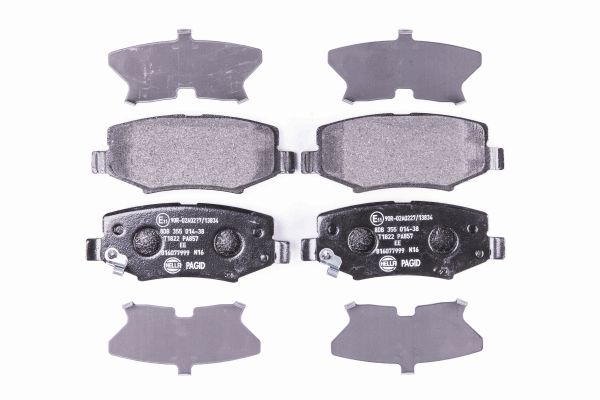 Klocki hamulcowe HELLA 8DB 355 014-381