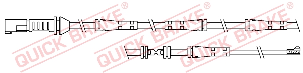 Czujnik zużycia klocków QUICK BRAKE WS 0365 A