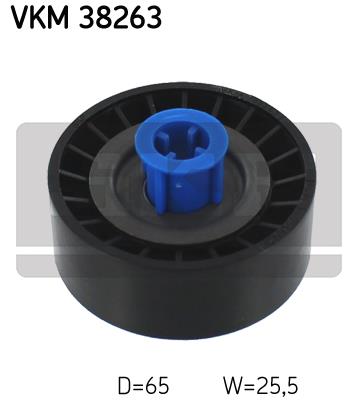 Rolka prowadząca paska osprzętu SKF VKM 38263