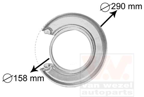 Tarcza kotwiczna VAN WEZEL 3765373