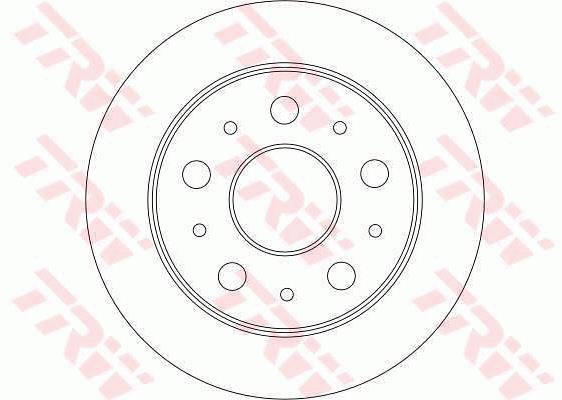 Tarcza hamulcowa TRW DF4245