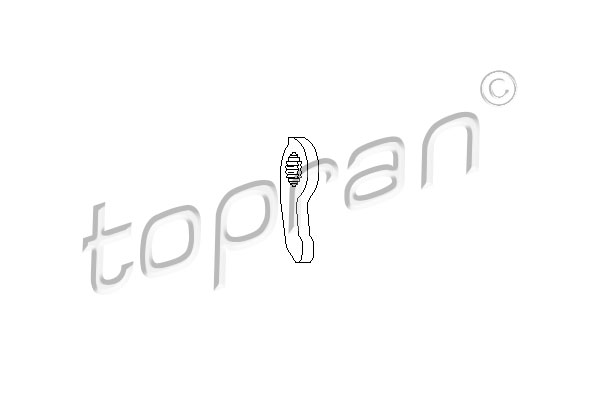 Dźwignia wysprzęglika TOPRAN 109 641