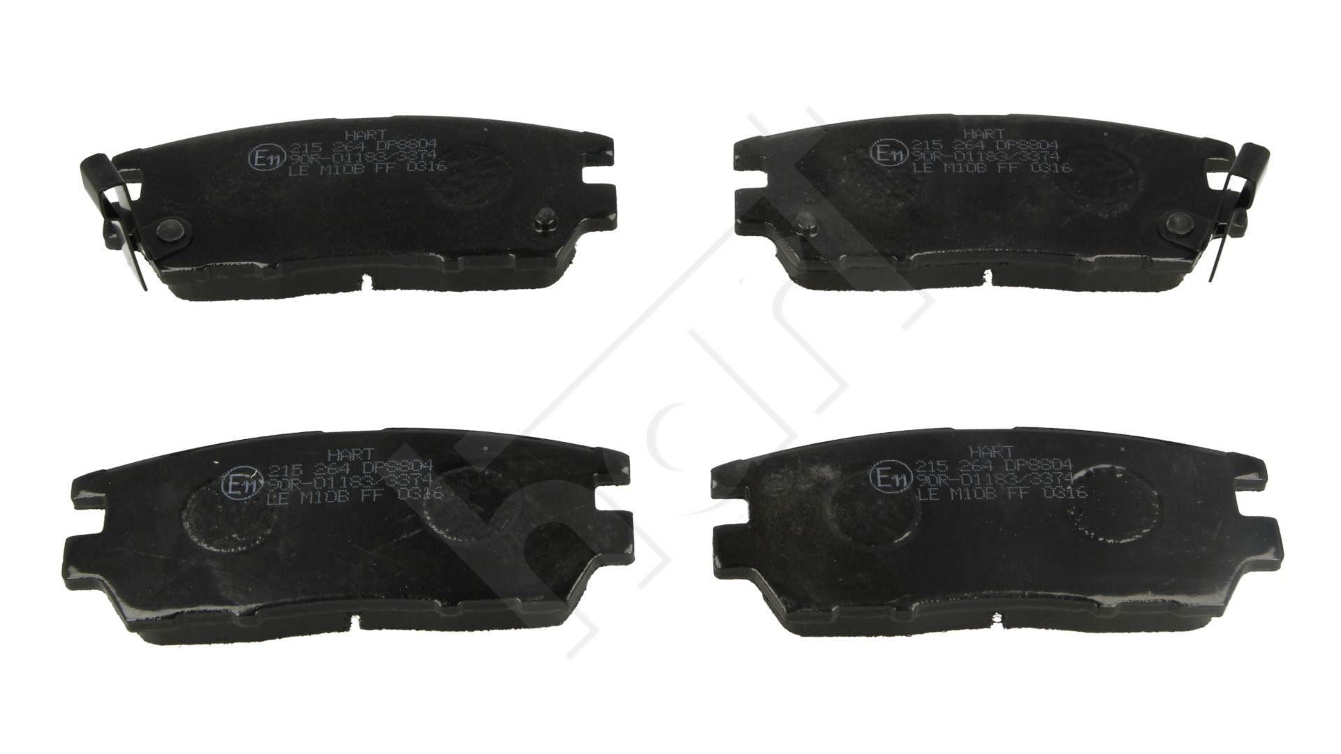 Klocki hamulcowe HART 215 264