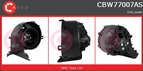 Wentylator wnętrza CASCO CBW77007AS