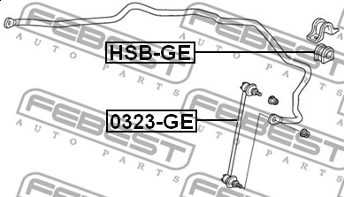 Łącznik stabilizatora FEBEST 0323-GE
