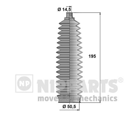 Osłona drążka kierowniczego NIPPARTS N2842034