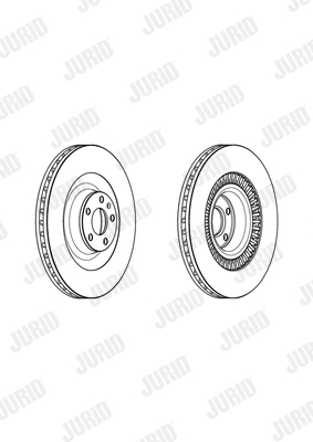 Tarcza hamulcowa JURID 562946JC-1