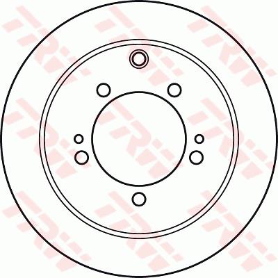 Tarcza hamulcowa TRW DF4913