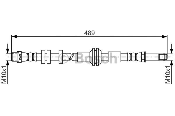 Przewód hamulcowy elastyczny BOSCH 1 987 481 691