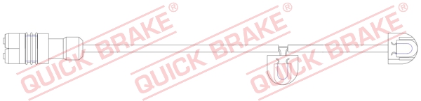 Czujnik zużycia klocków QUICK BRAKE WS 0398 A