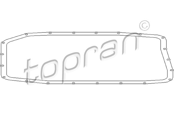 Uszczelka miski automatycznej skrzyni biegów TOPRAN 501 748
