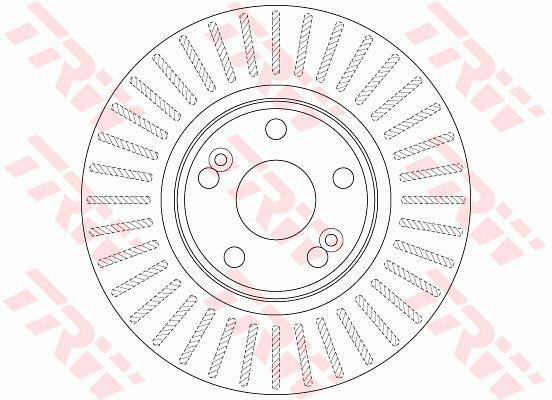 Tarcza hamulcowa TRW DF6233S