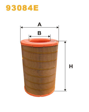 Filtr powietrza WIX FILTERS 93084E