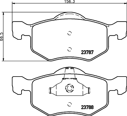 Klocki hamulcowe HELLA PAGID 8DB 355 010-141