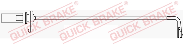 Czujnik zużycia klocków QUICK BRAKE WS 0377 A