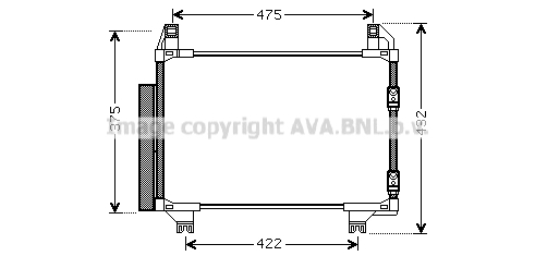 Skraplacz, klimatyzacja AVA QUALITY COOLING TOA5404D