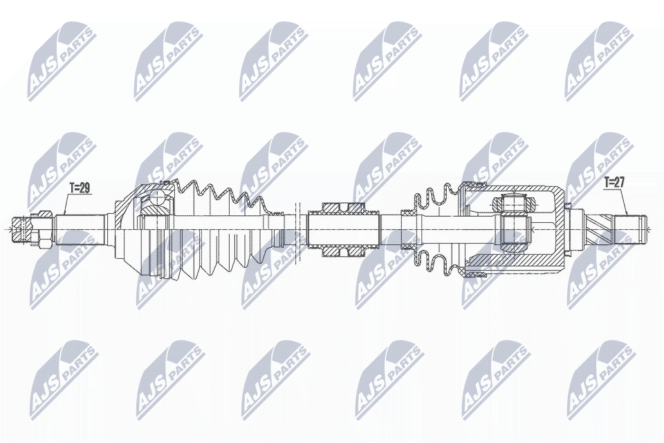 Wał napędowy NTY NPW-NS-162