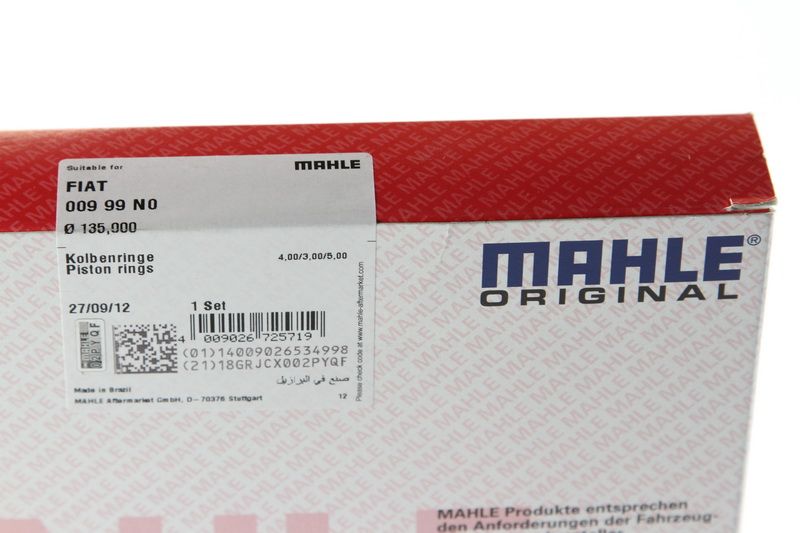 Pierścienie tłokowe MAHLE 009 99 N0