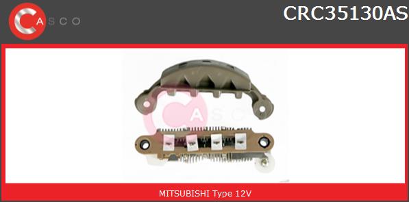 Mostek prostowniczy alternatora CASCO CRC35130AS
