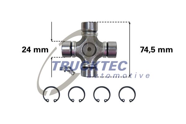 Łącznik wału napędowego TRUCKTEC AUTOMOTIVE 02.34.053