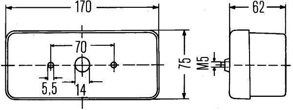 Lampa tylna zespolona HELLA 2SD 002 582-011