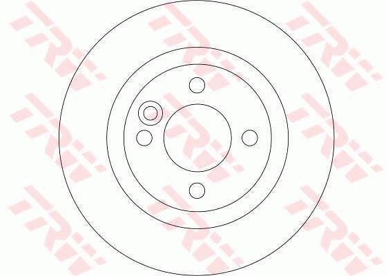 Tarcza hamulcowa TRW DF4198