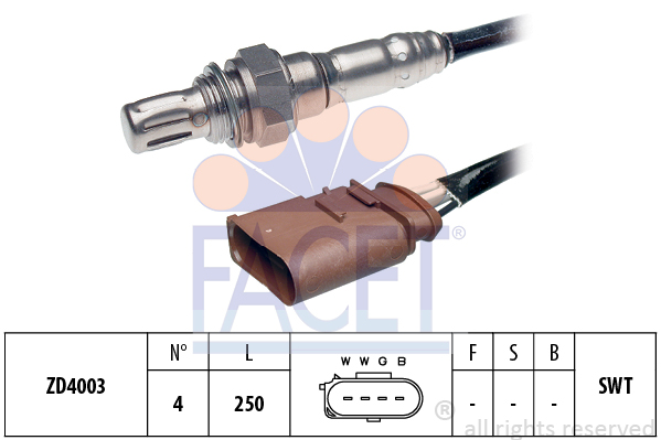 Sonda lambda FACET 10.7595