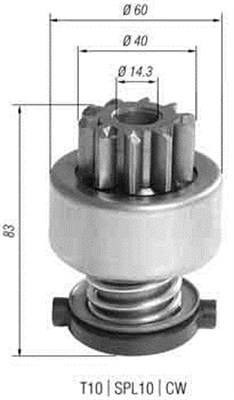 Bendiks rozrusznika MAGNETI MARELLI 940113020393
