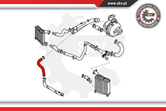 Przewód powietrza doładowującego ESEN SKV 24SKV193