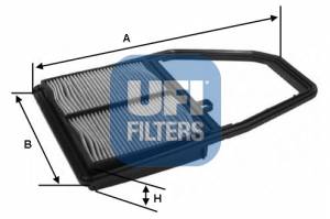 Filtr powietrza UFI 30.228.00