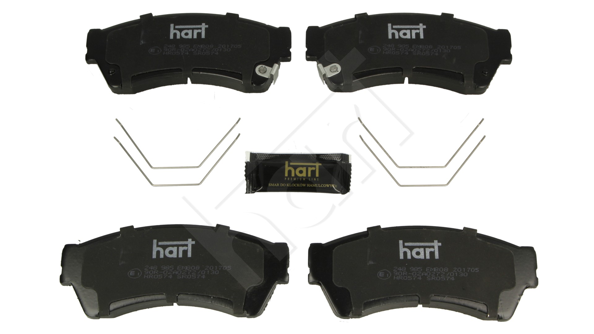Klocki hamulcowe HART 248 985