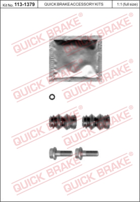 Zestaw naprawczy zacisk hamulcowy QUICK BRAKE 113-1379