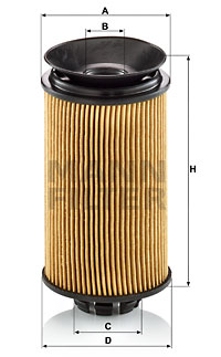 Filtr oleju MANN-FILTER HU 7022 z KIT