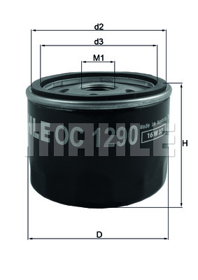 Filtr oleju KNECHT OC 1290