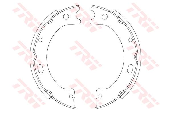 Zestaw szczęk hamulcowych TRW GS8805